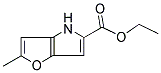 2-METHYL-4H-FURO[3,2-B]PYRROLE-5-CARBOXYLIC ACID ETHYL ESTER Struktur