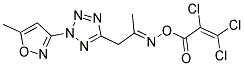 2-(5-METHYLISOXAZOL-3-YL)-5-(2-([(2,3,3-TRICHLOROALLANOYL)OXY]IMINO)PROPYL)-2H-1,2,3,4-TETRAAZOLE Struktur