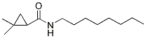 N1-OCTYL-2,2-DIMETHYLCYCLOPROPANE-1-CARBOXAMIDE Struktur