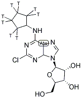 CCPA [CYCLOPENTYL-2,3,4,5-3H]- Struktur