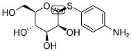 4-AMINOPHENYL-1-THIO-BETA-D-MANNOPYRANOSIDE Struktur