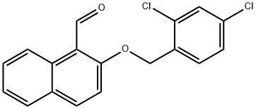 2-[(2,4-DICHLOROBENZYL)OXY]-1-NAPHTHALDEHYDE Struktur