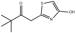 1-(4-HYDROXY-1,3-THIAZOL-2-YL)-3,3-DIMETHYL-2-BUTANONE Struktur