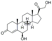 4-PREGNEN-6-BETA, 21-DIOL-3,20-DIONE Struktur