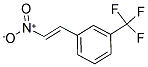 BETA-NITRO-3'-(TRIFLUOROMETHYL)STYRENE Struktur