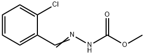 METHYL 2-[(E)-(2-CHLOROPHENYL)METHYLIDENE]-1-HYDRAZINECARBOXYLATE Struktur