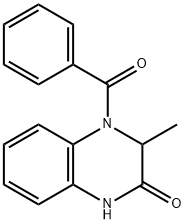 4-BENZOYL-3-METHYL-3,4-DIHYDRO-2(1H)-QUINOXALINONE Struktur