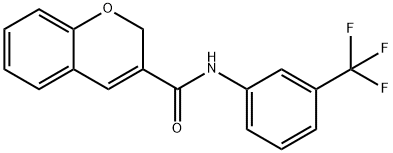 N-[3-(TRIFLUOROMETHYL)PHENYL]-2H-CHROMENE-3-CARBOXAMIDE Struktur