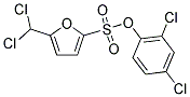 2,4-DICHLOROPHENYL 5-(DICHLOROMETHYL)FURAN-2-SULFONATE Struktur