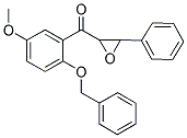 [2-(BENZYLOXY)-5-METHOXYPHENYL](3-PHENYLOXIRAN-2-YL)METHANONE Struktur