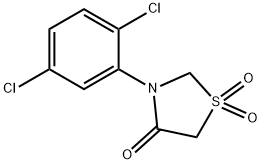 3-(2,5-DICHLOROPHENYL)-1LAMBDA6,3-THIAZOLANE-1,1,4-TRIONE Struktur