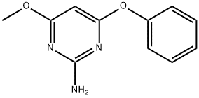 2-AMINO-4-METHOXY-6-PHENOXYPYRIMIDINE Struktur