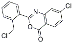 7-CHLORO-2-[2-(CHLOROMETHYL)PHENYL]-4H-3,1-BENZOXAZIN-4-ONE Struktur