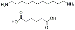 UNDECAMETHYLENE DIAMMONIUM ADIPATE Struktur