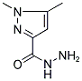 1,5-DIMETHYL-1 H-PYRAZOLE-3-CARBOXYLIC ACID HYDRAZIDE Struktur