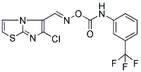 6-CHLORO-5-([(([3-(TRIFLUOROMETHYL)ANILINO]CARBONYL)OXY)IMINO]METHYL)IMIDAZO[2,1-B][1,3]THIAZOLE Struktur