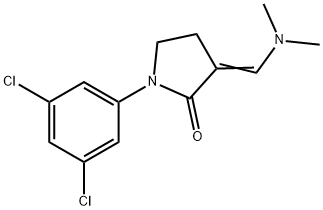 1-(3,5-DICHLOROPHENYL)-3-[(DIMETHYLAMINO)METHYLENE]-2-PYRROLIDINONE Struktur