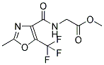 [[[2-METHYL-5-(TRIFLUOROMETHYL)OXAZOL-4-YL]CARBONYL]AMINO]ACETIC ACID, METHYL ESTER Struktur