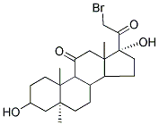 17-(2-BROMOACETYL)-3,17-DIHYDROXY-5,10,13-TRIMETHYLPERHYDROCYCLOPENTA[A]PHENANTHREN-11-ONE Struktur