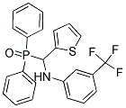 N1-[(DIPHENYLPHOSPHORYL)(2-THIENYL)METHYL]-3-(TRIFLUOROMETHYL)ANILINE Struktur