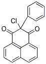 2-CHLORO-2-PHENYL-1H-PHENALENE-1,3(2H)-DIONE Struktur