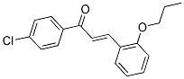 1-(4-CHLOROPHENYL)-3-(2-PROPOXYPHENYL)PROP-2-EN-1-ONE Struktur