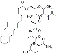 AC-(6-O-STEAROYL)-MURAMYL-ALA-D-GLU-NH2 Struktur