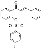 2-CINNAMOYLPHENYL 4-METHYLBENZENE-1-SULFONATE Struktur