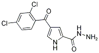 4-(2,4-DICHLOROBENZOYL)-1H-PYRROLE-2-CARBOHYDRAZIDE Struktur