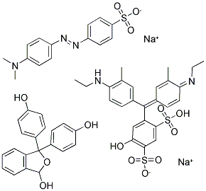 METHYL ORANGE-XYLENE CYANOL FF-PHENOLPHTHALEIN Struktur