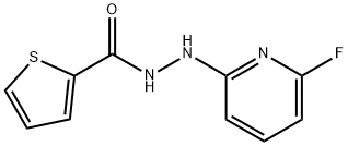 N'-(6-FLUORO-2-PYRIDINYL)-2-THIOPHENECARBOHYDRAZIDE Struktur