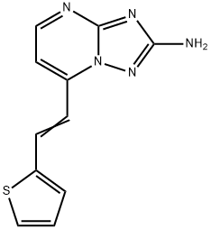 7-[2-(2-THIENYL)VINYL][1,2,4]TRIAZOLO[1,5-A]PYRIMIDIN-2-AMINE Struktur