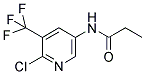 N1-[6-CHLORO-5-(TRIFLUOROMETHYL)-3-PYRIDYL]PROPANAMIDE Struktur