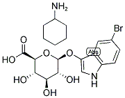 5-BROMO-3-INDOLYL BETA-D-GLUCURONIDE CYCLOHEXYLAMMONIUM SALT Struktur