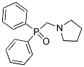 DIPHENYL(TETRAHYDRO-1H-PYRROL-1-YLMETHYL)PHOSPHINE OXIDE Struktur