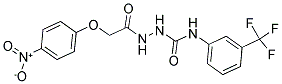 1-(2-(4-NITROPHENOXY)ACETYL)-4-(3-(TRIFLUOROMETHYL)PHENYL)SEMICARBAZIDE Struktur