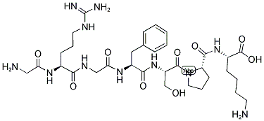 GLY-ARG-GLY-PHE-SER-PRO-LYS Struktur