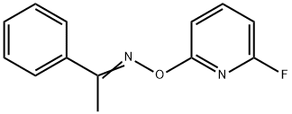 1-PHENYL-1-ETHANONE O-(6-FLUORO-2-PYRIDINYL)OXIME Struktur