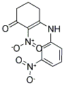 2-NITRO-3-((3-NITROPHENYL)AMINO)CYCLOHEX-2-EN-1-ONE Struktur