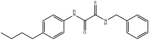 2-(BENZYLAMINO)-N-(4-BUTYLPHENYL)-2-THIOXOACETAMIDE Struktur