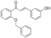 1-[2-(BENZYLOXY)PHENYL]-3-(3-HYDROXYPHENYL)PROP-2-EN-1-ONE Struktur