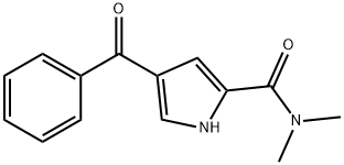 4-BENZOYL-1H-PYRROLE-2-CARBOXYLIC ACID DIMETHYLAMIDE Struktur