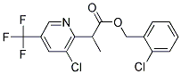 2-CHLOROBENZYL 2-[3-CHLORO-5-(TRIFLUOROMETHYL)-2-PYRIDINYL]PROPANOATE Struktur