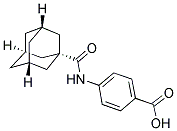 4-[(1-ADAMANTYLCARBONYL)AMINO]BENZOIC ACID Struktur