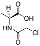 2-[(2-CHLOROACETYL)AMINO]PROPANOIC ACID Struktur