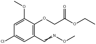 ETHYL 2-(4-CHLORO-2-METHOXY-6-[(METHOXYIMINO)METHYL]PHENOXY)ACETATE Struktur