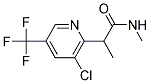 2-[3-CHLORO-5-(TRIFLUOROMETHYL)-2-PYRIDINYL]-N-METHYLPROPANAMIDE Struktur