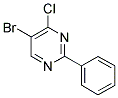 5-BROMO-4-CHLORO-2-PHENYLPYRIMIDINE Struktur