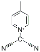 1-(DICYANOMETHYLIDE)-4-METHYLPYRIDINIUM Struktur