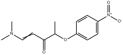 1-(DIMETHYLAMINO)-4-(4-NITROPHENOXY)-1-PENTEN-3-ONE Struktur